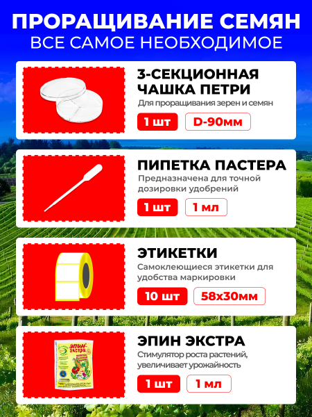 Набор для садоводов: проращивание, пересадка и уход за рассадой с ковриком 12в1 Благодатное Земледелие Набор для садоводов: проращивание, пересадка и уход за рассадой с ковриком 12в1 Благодатное Земледелие